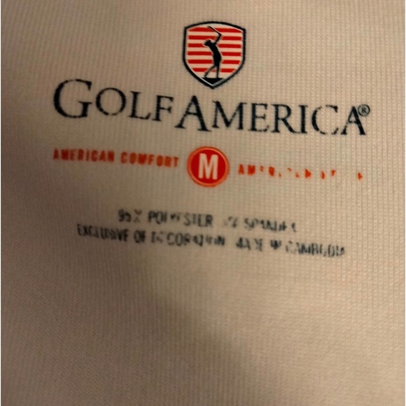 Golf of America Pullover collar shirt size M - Picture 5 of 5